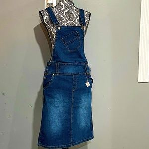 Denim overalls